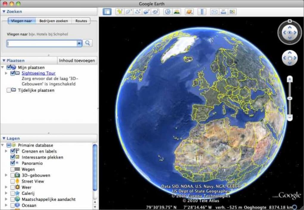 Google earth mac os